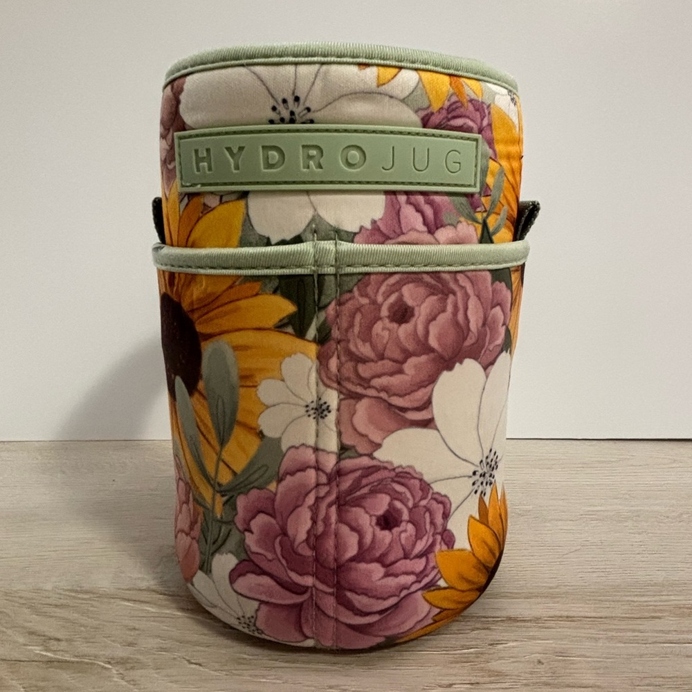 Hydrojug Pro Sleeve: Used. Summer Floral Patter. Used. Good Condition